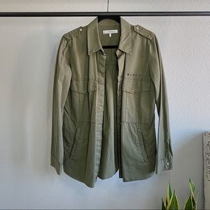 Zara Military army vintage style canvas jacket